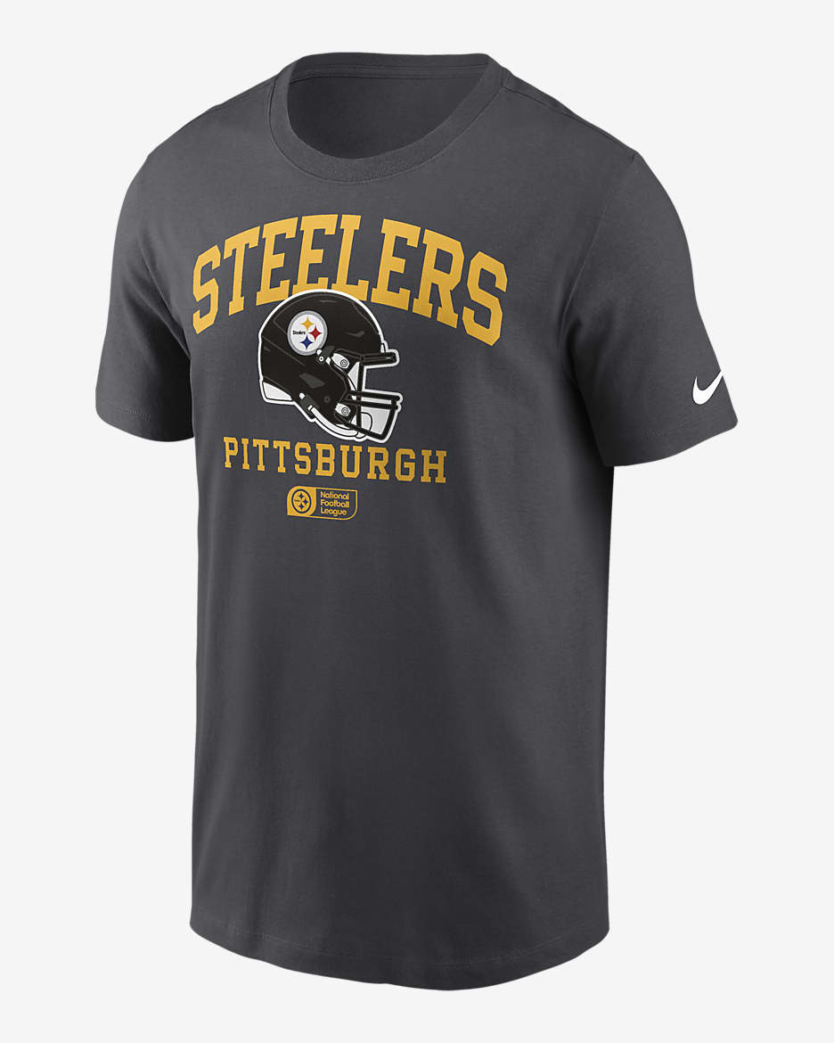 Pittsburgh Steelers Helmet Essential Men s Nike NFL T Shirt. Nike